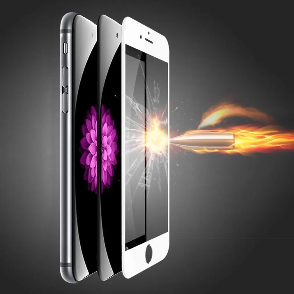 Пленка 9H 3D закаленное стекло изогнутый экран протектор для IPhone 6/6S изысканно разработанный прочный великолепный
