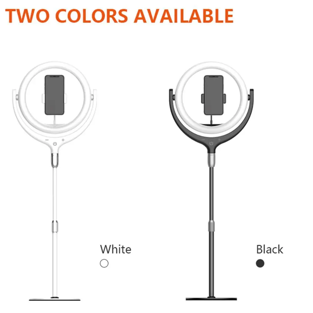 

12in Dimmable LED Selfie Ring Light with Stand Desktop Makeup Ring light LED Broadcast Vlog Live Streaming Phone Photograpy Lamp