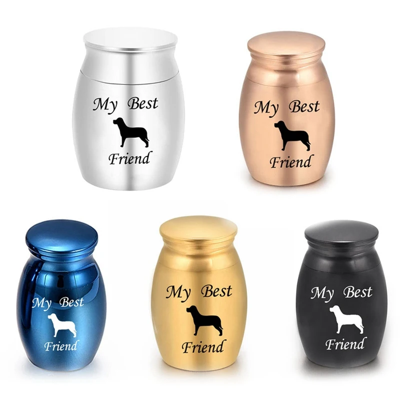 

Pet Cremation Urns Stainless Steel Ash Urns Memorial Container Dog Cat Perfect Resting Place Storage Holder Pet Supplies