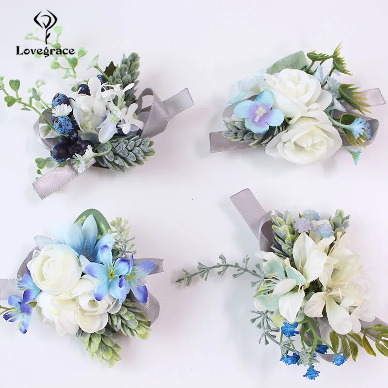 wedding Wrist Corsage Bracelet wrist flower (32)