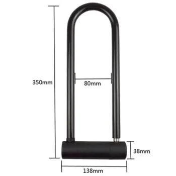 

Safety Bicycle Bike ULock Cable Cut Resistance Padlock Fingerprint Smart Key