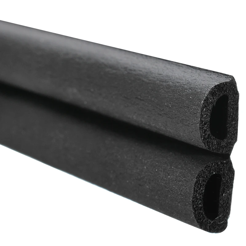 Auto Styling 1PC 5M Big D Shape Car Door Window Trim Edge Moulding Rubber Weatherstrip Sealing Strip Automobile Accessories