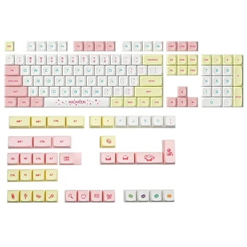 

144 Keys XDA Profile Keycaps 5 Side Dye Subbed PBT Key Cap Mechanical Keyboard Keycaps for MX Switches
