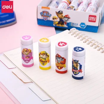 

Deli paw patrol eraser kawaii cartoon pencils eraser student stationery school & office supplies novelty erasers prizes for kids