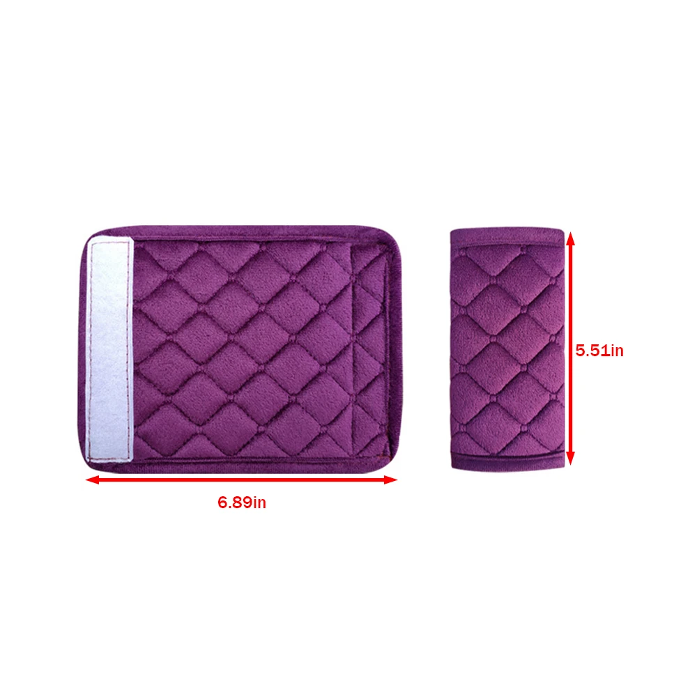 Car Interior Accessories Car Interior Door Handle Cover Soft Plush Armrest Handle Protector Internal Auto Door Handrail Covers Car Roof Holder Protection car interior accessories