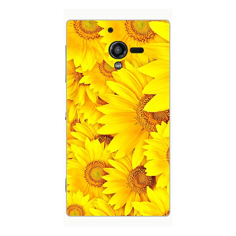 J70 Мягкий чехол для sony Xperia ZL/C65 C6502 C6503 C6505 L35H Задняя Крышка силиконовая модная текстура мультяшный чехол для телефона с принтом - Цвет: J70