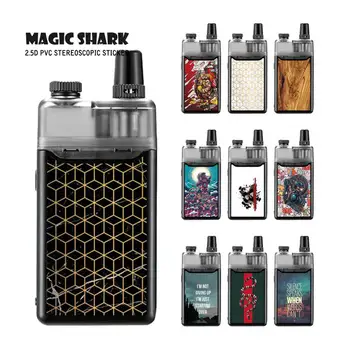 

Magic Shark Wood Print Snake English Words Butterfly Full Wrap Skin Film Case Cover Sticker for Orchid