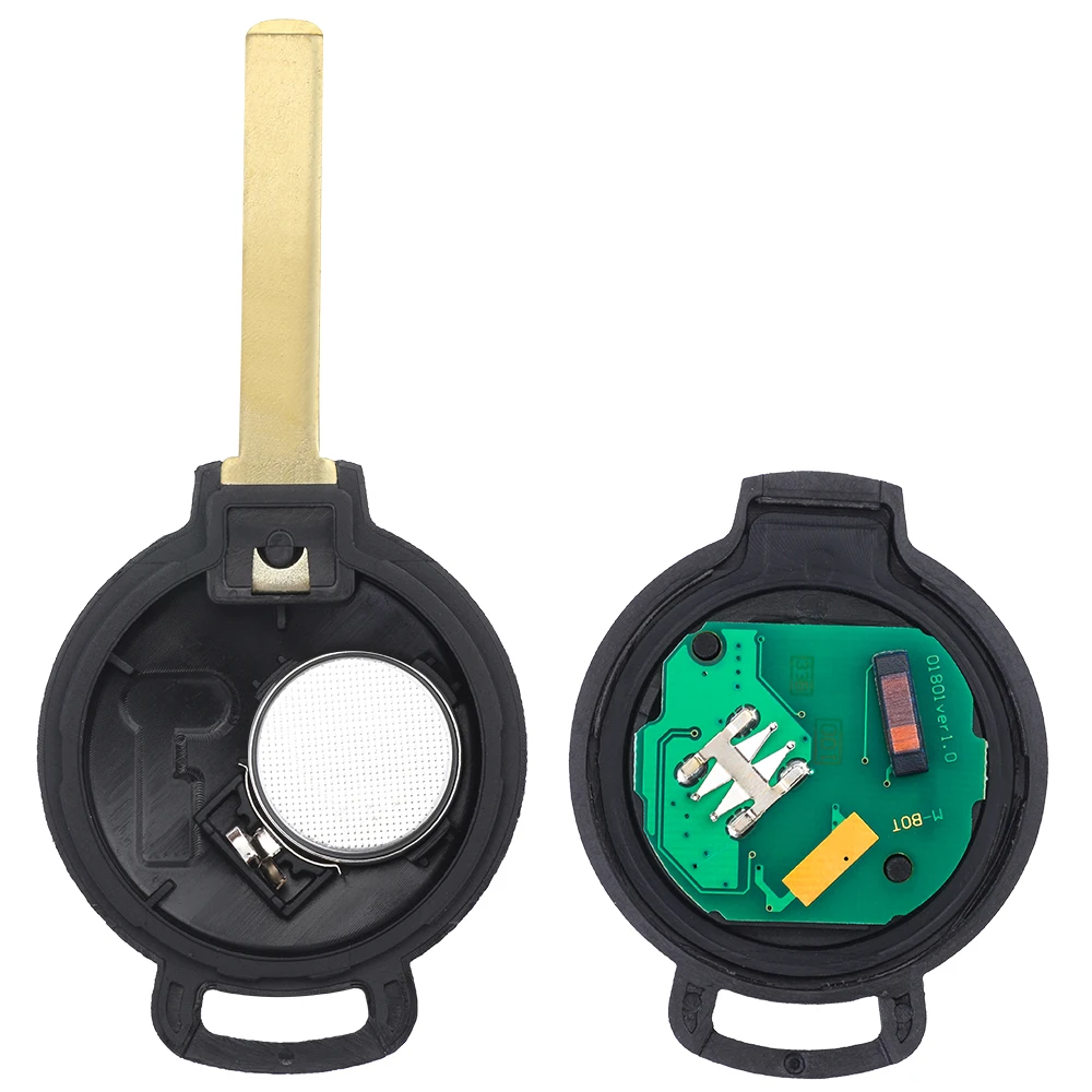 KEYECU для Mercedes-Benz Smart Fortwo 2008-2013 пульт дистанционного управления автомобильный брелок 433 МГц 7941 чип