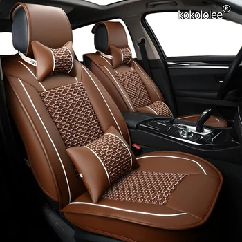 

kokololee 1pcs front car seat cover For hyundai getz ioniq i10 santa fe solaris tucson creta ix25 ix35 accessories seat covers