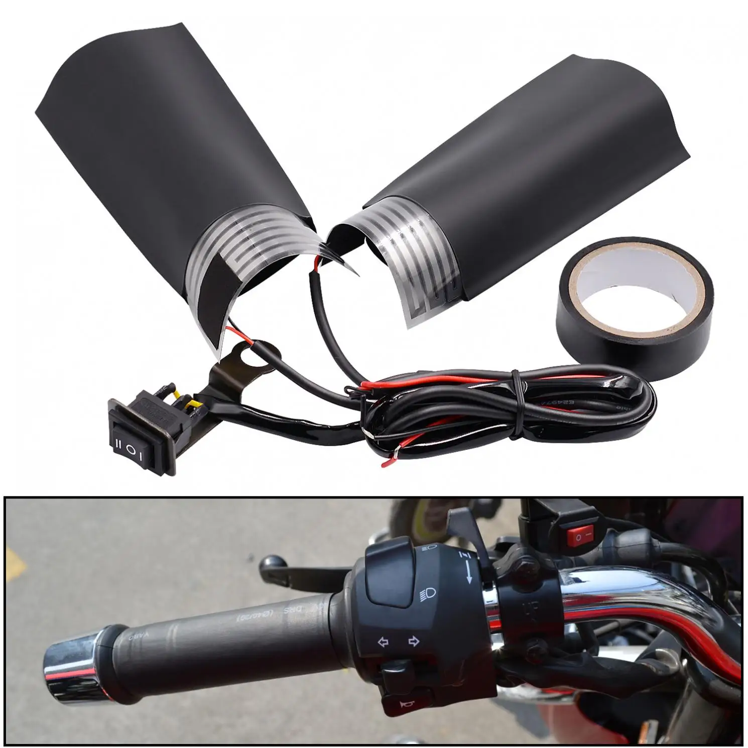 12V 20W мотоцикл руль универсальный Электрический с подогревом ручки кораблем Тип