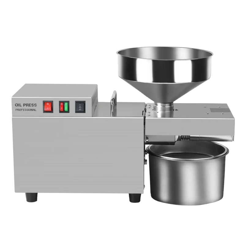 BEAUTISUN,Stainless steel automatic oil machine, small commercial oil press, Hemp  coconut oil extractor  machine oil presser,S9 4