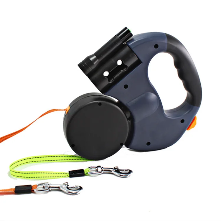 

Led Automatic Retractable Traction Rope with Two-Headed and Plastic Bag Box Dog Leash Dog Chain Pet Supplies Dog Accessories
