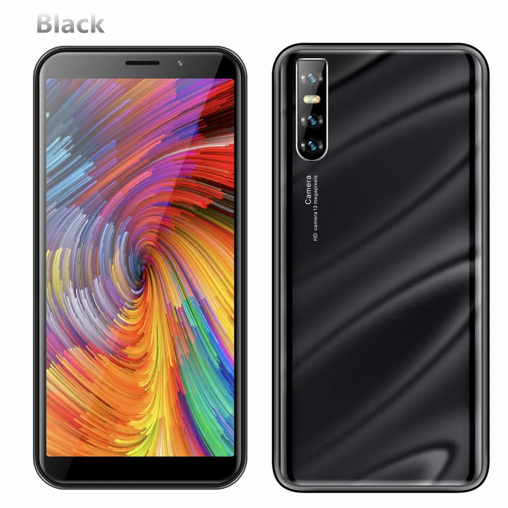 Note8 Pro quad core smartphones 4G RAM 64G ROM 6.0" big screen 13MP Face ID unlocked android mobile phones cheap celulars Global - Цвет: Black Flash sale