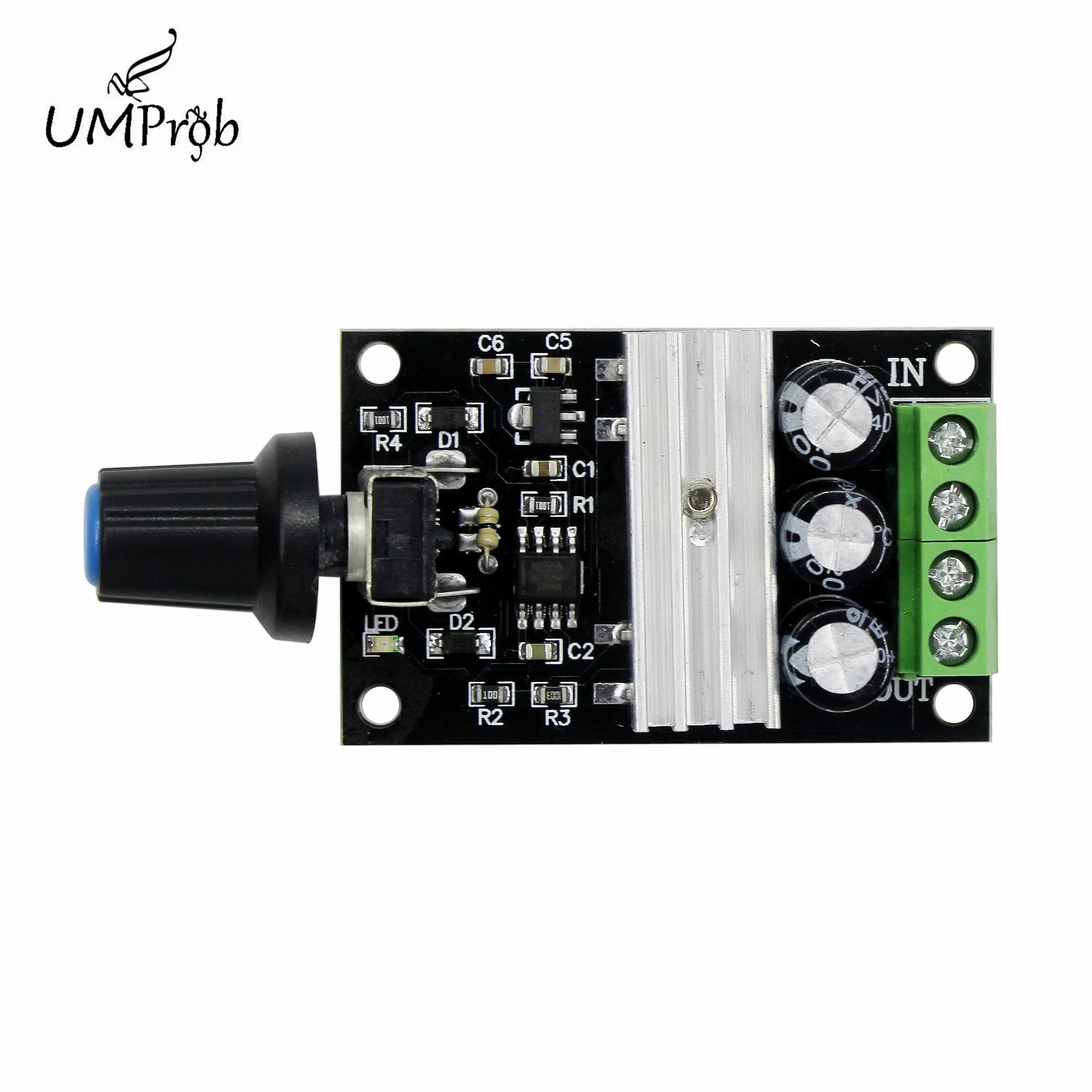 Модуль управления двигателем PWM DC 6V 12V 24V 28V 3A модуль контроля скорости
