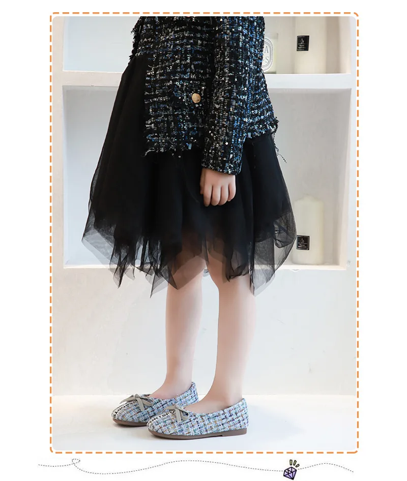 Kids Shoes Brand Design Baby Fashion Flat Shoes Girls Casual Bow Tie Princess Flats Children Soft Black Shoe