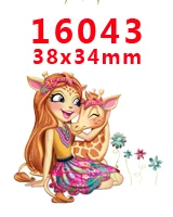 16043 30 шт мультфильм персонаж плоское украшение из смолы PR 15716 - Цвет: 16043