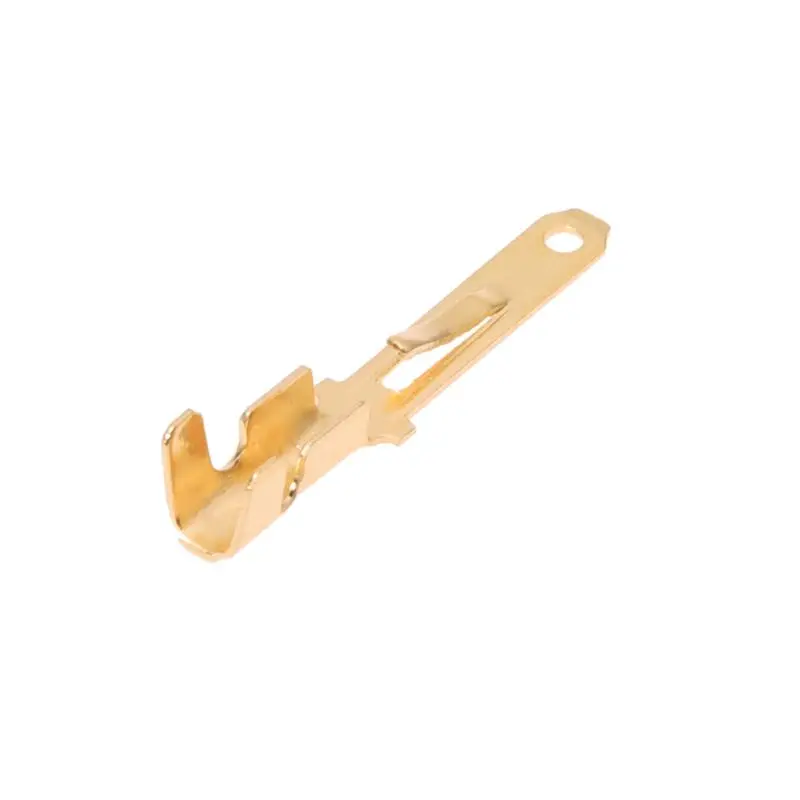 Quality 40 Pcs Gold Tone Male Spade Crimp Terminals 2mm Wiring Connectors | Обустройство дома