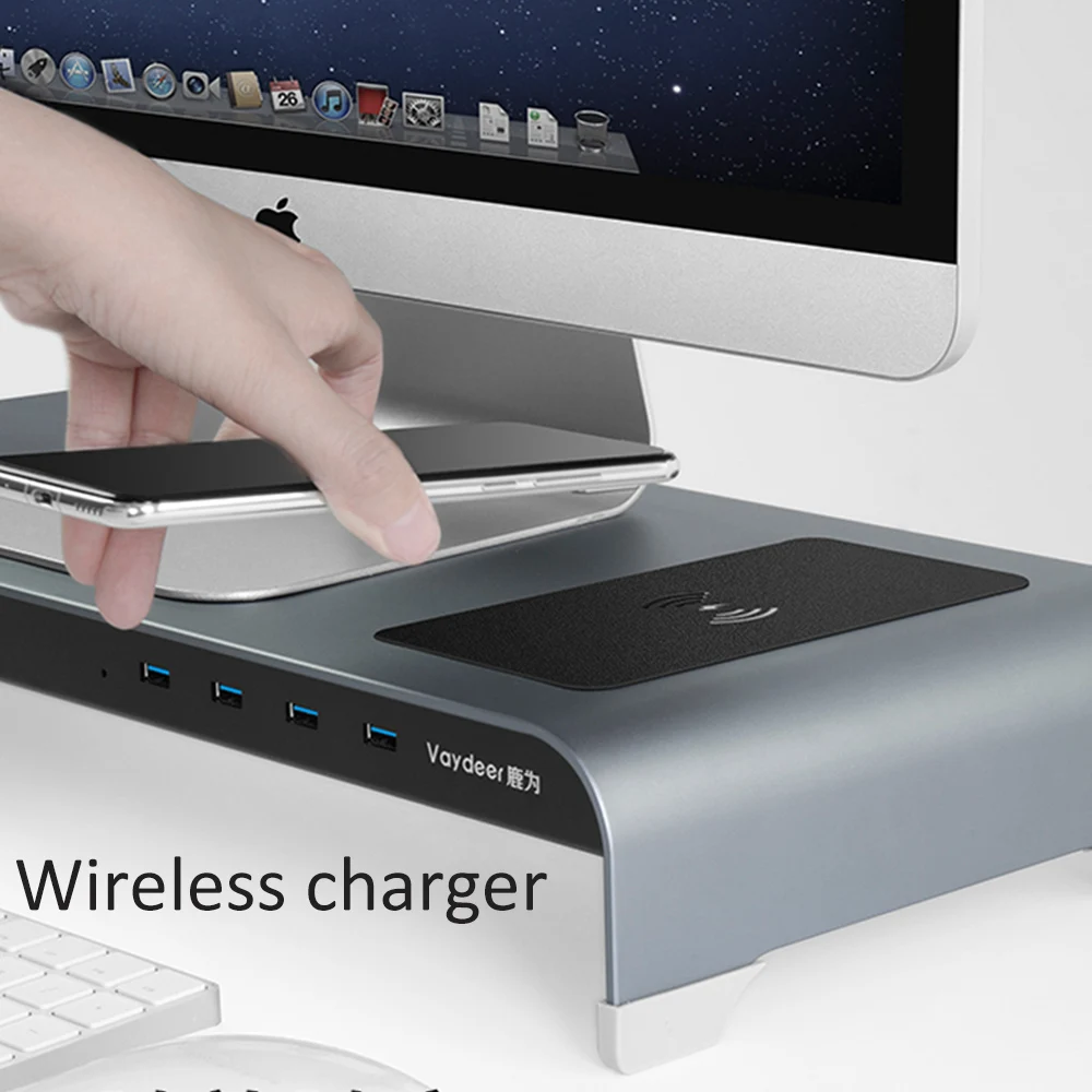 Кронштейн для хранения компьютерного монитора с USB-концентратором 3 0