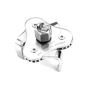 

Oil Filter Key Wrench Removal Tool Universal Adjustable 54-116mm Vehicle Off-Road 3-Jaw Wrench Professional Car Trucks