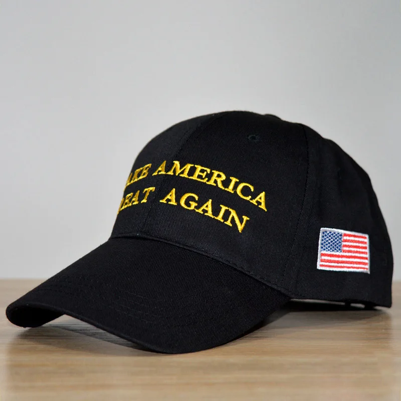 Новая модная вышитая бейсбольная Кепка Trump Snapback Кепка для женщин и мужчин Make America Great Again dad Hat cap - Цвет: H