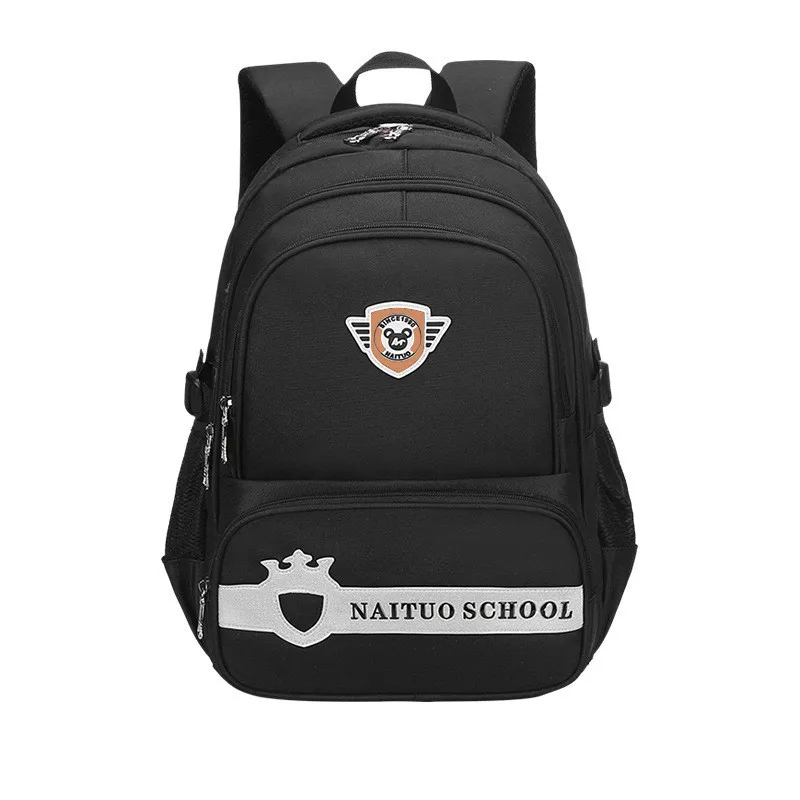 Small black School Quality Children Backpacks Kids Nylon High Bags for Boys Girls Satchel Child Schoolbag Mochila Infantis Escolar - Цвет: Small black