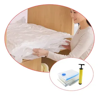 

Various Specifications Can Be Customized Vacuum Compression Bag Comforter Clothes Storage Bag Transparent