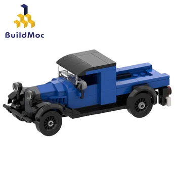 

Buildmoc CHEVY PICKUP 1930 Technic Car Racer MOC Truck DIY Building Blocks Model Tech Toys For Children Fit Lepining