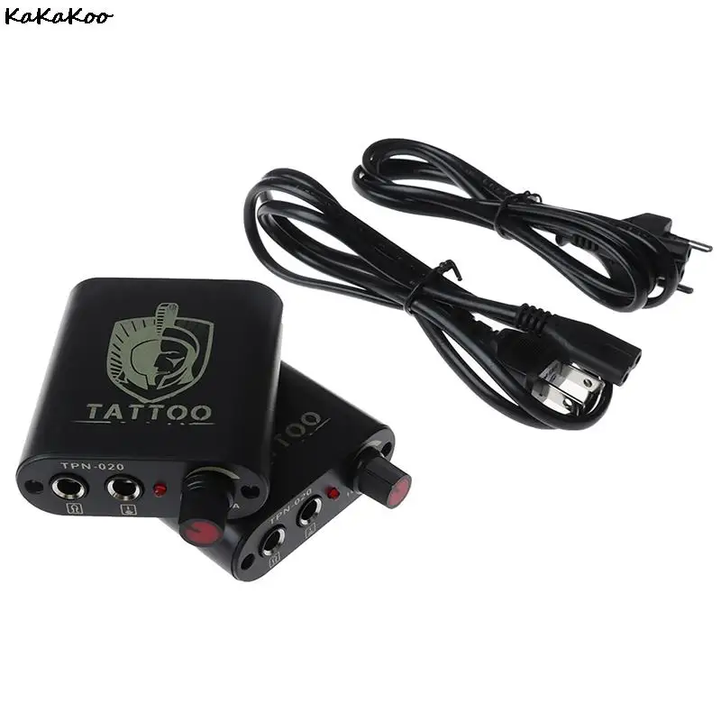 Tattoo Power Supply Mini Tattoo Power Supply 1pcs Professional Black/Red/Blue Power Supply For Tattoo Rotary Machine Gun Tool
