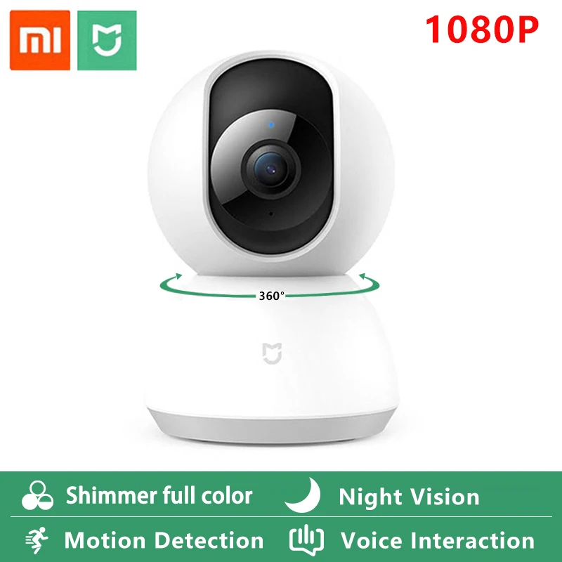 Умная камера Mijia xiaobai веб 1080P HD Wi Fi панорама наклон ночное видение угол обзора 360