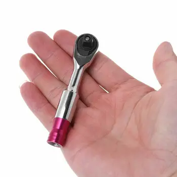 

Metal Ratchet Wrench Single Ended Torque Shock Absorption Repairing Vehicles Bicycle Production Lines Hand Repair Tool