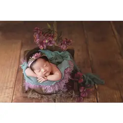 Новый новорожденный реквизит для фотосъемки Ретро двухцветный деревянный бочонок корзина детская фоторамка Детские принадлежности сотня