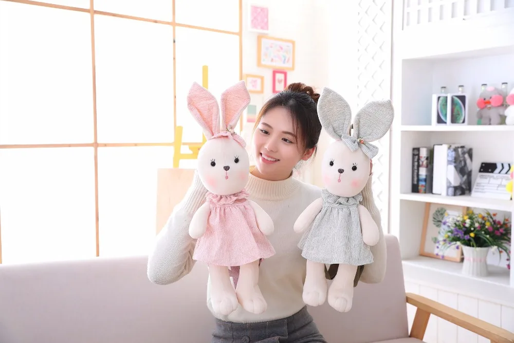 Rabbit Backpack Stuffed Animal Kids Backpack for Kids Girl Birthday Doll Toy Kids Gift
