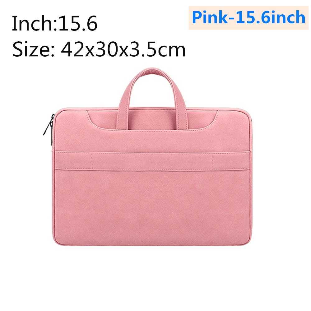 Pink-15.6inch Сумка для ноутбука, чехол 13,3, 14,1, 15,4, 15,6 дюймов, сумка-вкладыш для Macbook Air Pro, Apple, Millet 15,6, сумка для ноутбука унисекс - Цвет: Pink-15.6inch