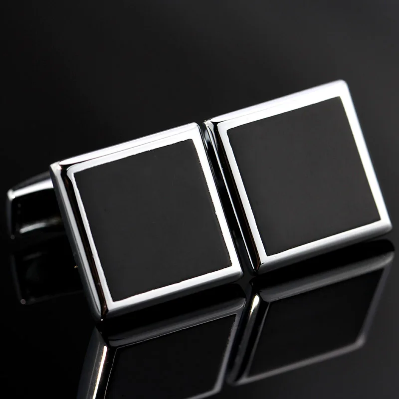 Mens Cufflinks Luxury Business Cufflinks for mens Wooden/Fabric/Gems/Enamel Cuff Links gemelos para hombre camisa