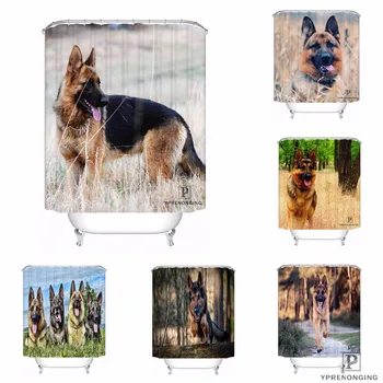 

Custom German Shepherd Dog Waterproof Shower Curtain Home Bath Bathroom s Hooks Polyester Fabric Multi Sizes#180421-Sina-08