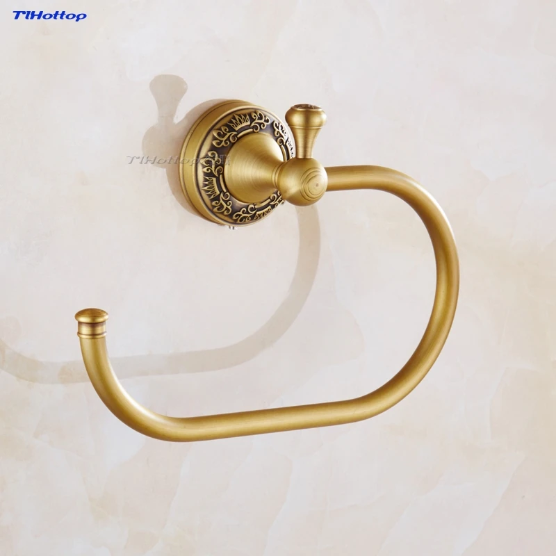 Antique color 1pc Полотенцесушители античная латунь Одиночная вешалка для полотенец 60 см аксессуары для ванной комнаты рождественские украшения для дома Tlhottop-7958 - Цвет: Antique color 1pc