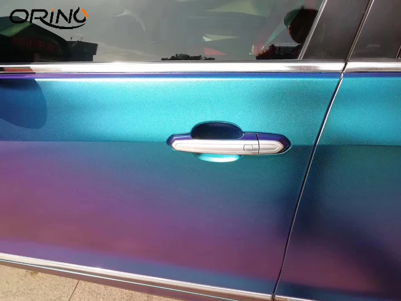 Chameleon Pearl Metallic Vinyl Film Wrap-3