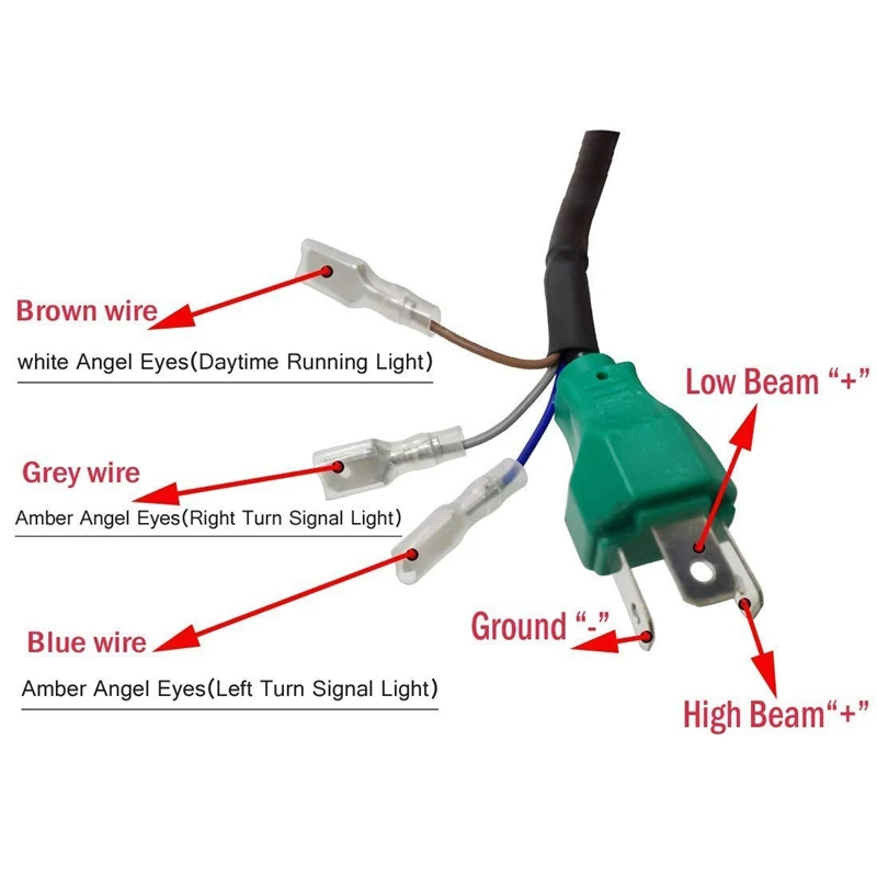 7 дюймов светодиодная передняя фара для мотоцикла с DRL указатели поворота HD|Фара