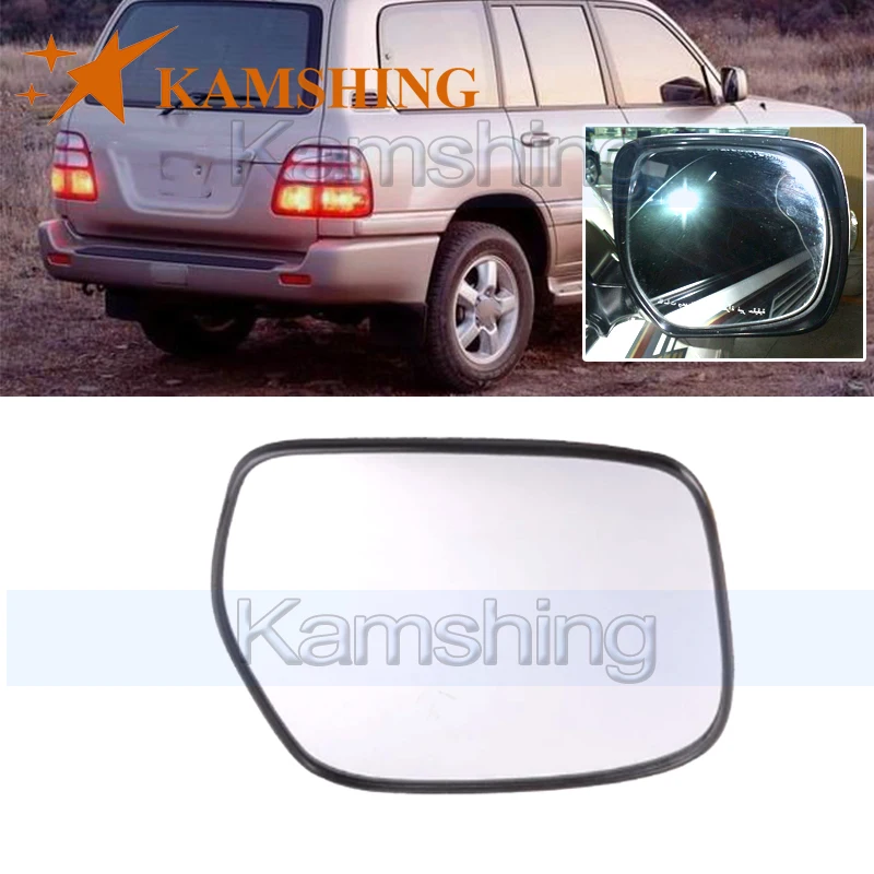 Внешнее зеркало заднего вида Kamshing для Land Cruiser 100 1998-2006 стеклянные зеркальные линзы