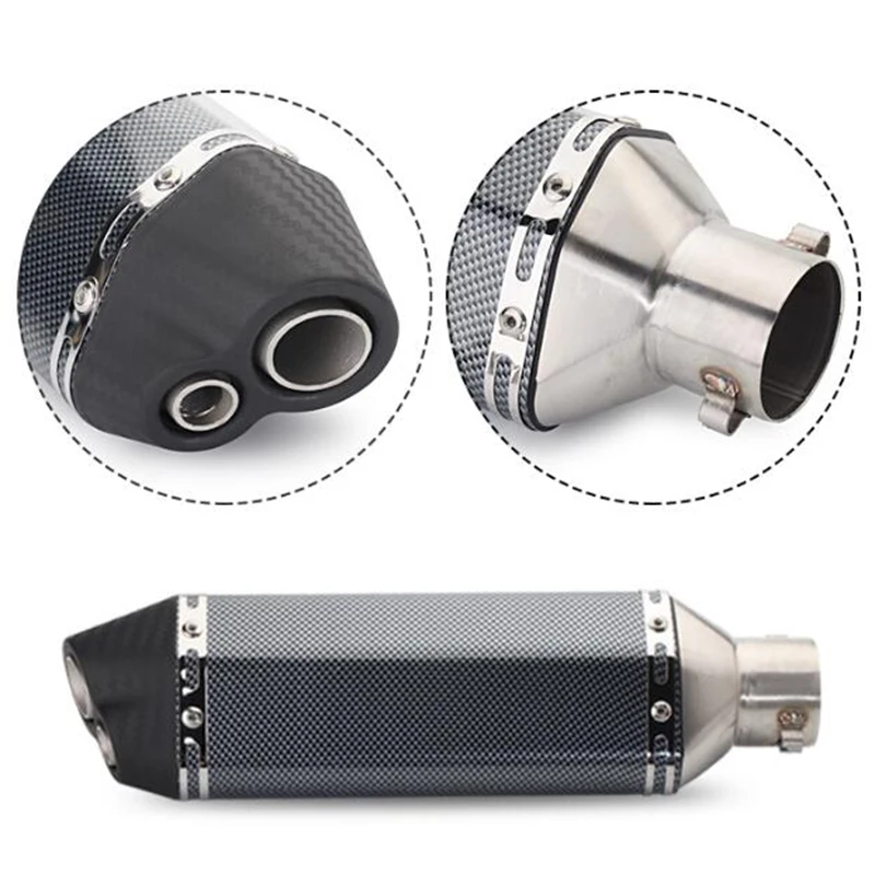 Универсальный Akrapovic выхлопной мотоцикл глушитель Escape Moto с DB Killer выхлопные системы для Honda Benelli MSX125 MAX