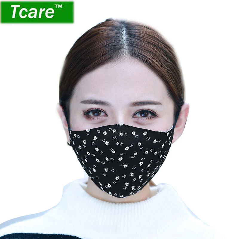 

Tcare 1Pcs Fashion Face Mouth Mask Anti Dust Mask Filter Windproof Mouth-muffle Bacteria Proof Flu Face Masks