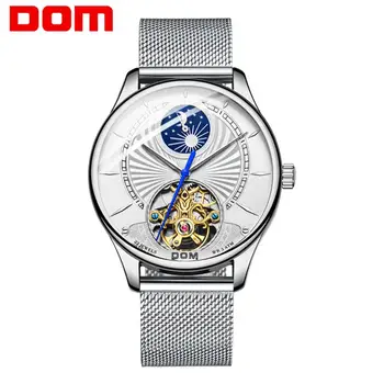 

DOM New Mechanical Watches Business Men Watch Waterproof Clock Mens Brand Luxury Fashion Wristwatch Relogio Masculino