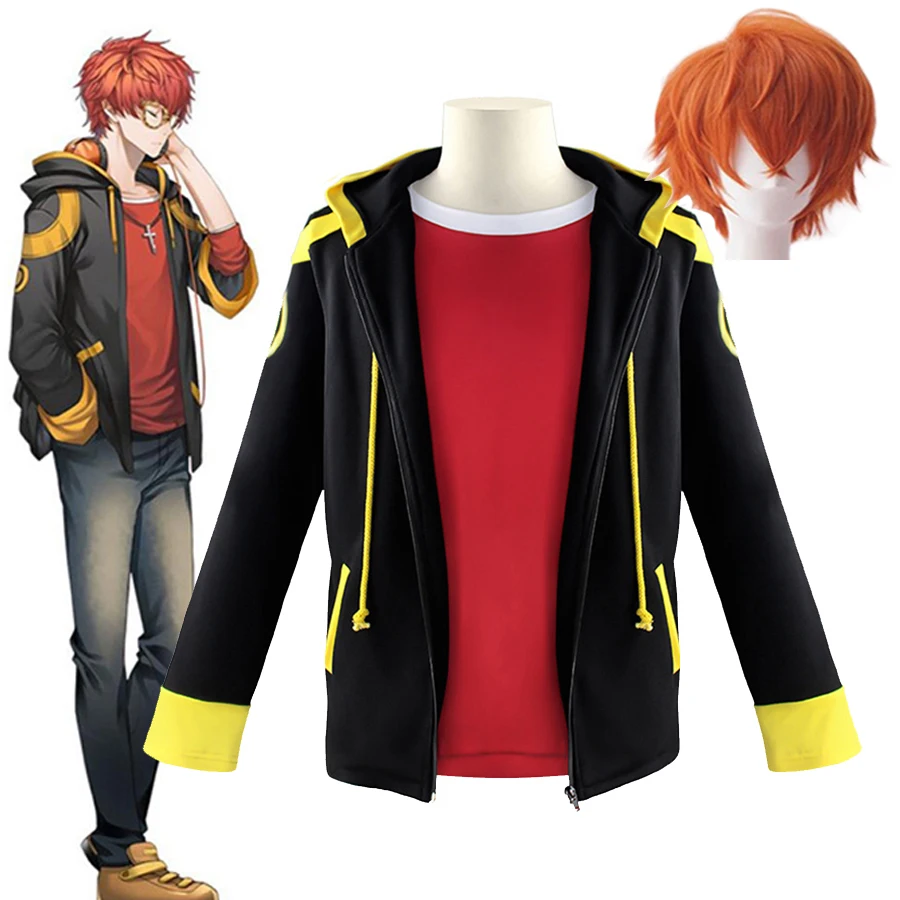 Новинка 707 костюмы для косплея Mystic Messenger Saeyoung Choi куртка пальто Косплей Толстовка