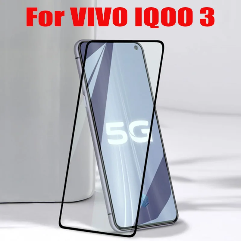 2 шт 3D полное закаленное стекло для Vivo IQOO 3 Полное покрытие экрана Защитная пленка
