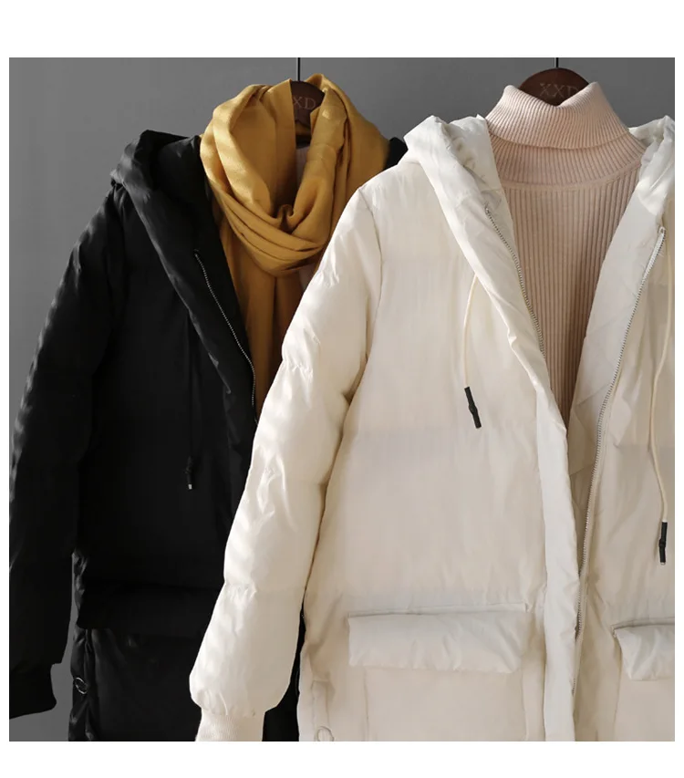 Маленькое душистое хлопковое пальто с капюшоном, свободное, средней длины, зима 1117(специальное предложение, не поддерживает