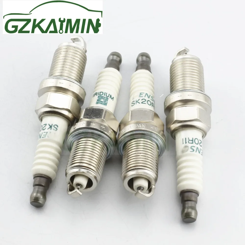 4 PCS SK20R11 90919-01210 Iridium spark plugs for Toyota Scion Camry RAV4 Tundra Lexus 4.7L/V8