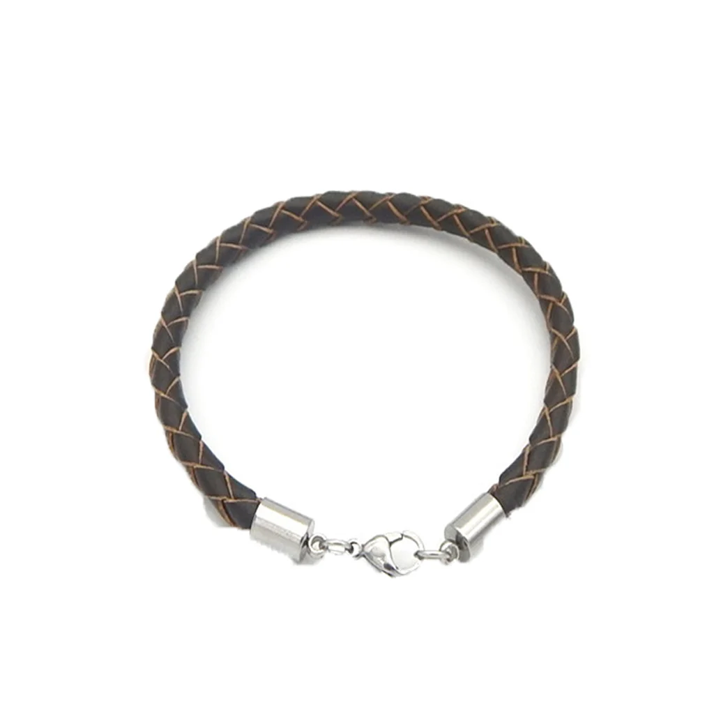 13 Pieces Bulk silver color Stainless Steel Barrel Bead Leather Cord Ends Caps Jewelry Finding Clasp Making Craft
