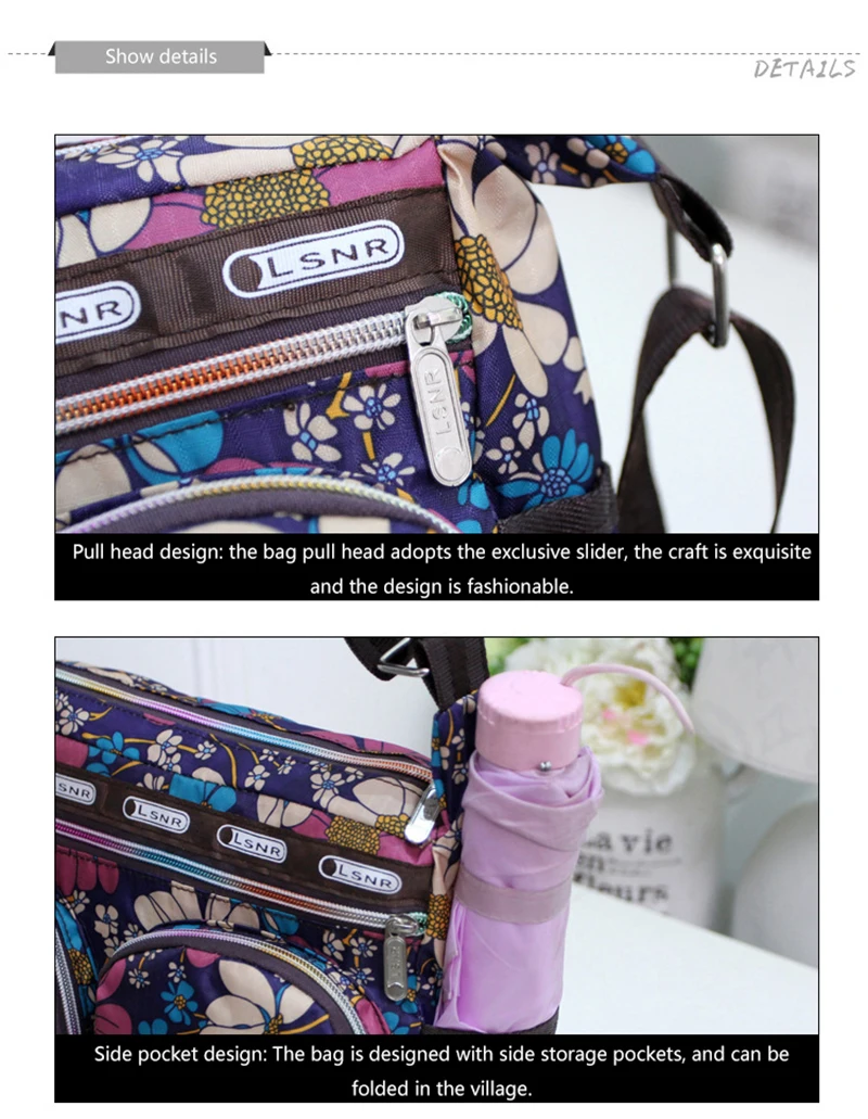 Multifunctional Mommy Diaper Bag Baby Stroller Bag Travel Bag Baby Care Bag Casual Diagonal Waterproof Canvas Nylon Mummy Bag