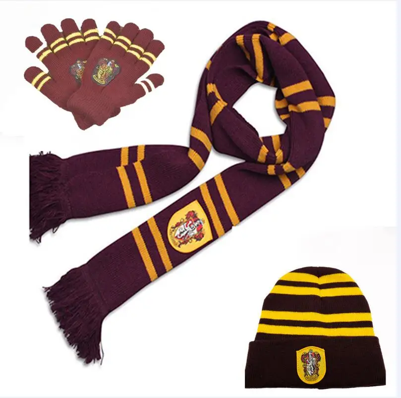 Gryffindor Костюм Гермионы Granger костюмы пуловеры форма Гриффиндора Слизерин Толстовка Топ Hufflepuff шарф с рисунком «гусиные лапки» - Цвет: Gryffindor