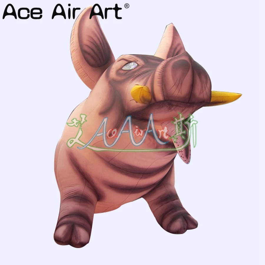 Outdoor-promotional-inflatable-wild-boar-airblow-vivid-boar-for-sale